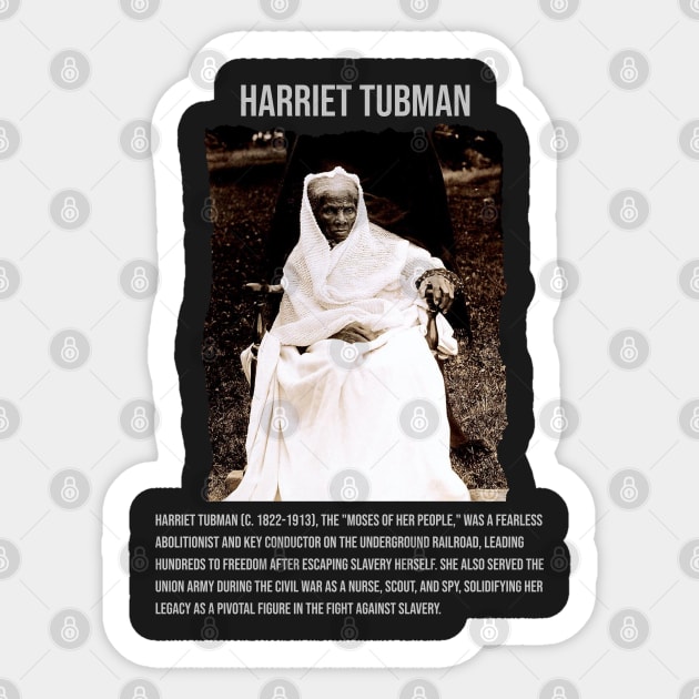 Harriet Tubman Sticker by UrbanLifeApparel